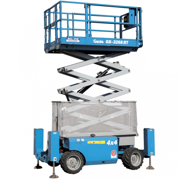 Închiriere Genie GS-3268RT 4×4 — 11,75 m înălțime de lucru